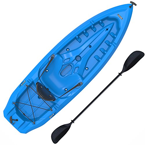 Lifetime Lotus Sit-on-Top Kayak, Blue, 8' with Paddle
