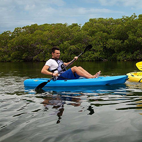 Lifetime Lotus Sit-on-Top Kayak, Blue, 8' with Paddle