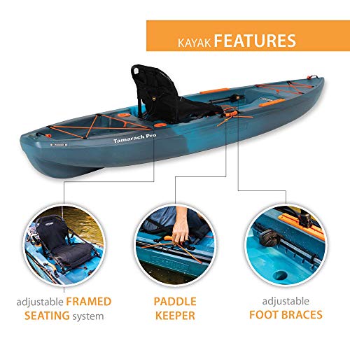 Tamarack Pro 103 Sit-On-Top Kayak, Lightning Fusion