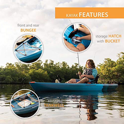 Tamarack Pro 103 Sit-On-Top Kayak, Lightning Fusion
