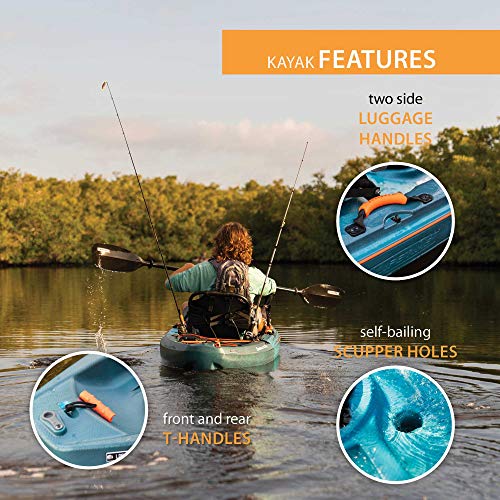 Tamarack Pro 103 Sit-On-Top Kayak, Lightning Fusion