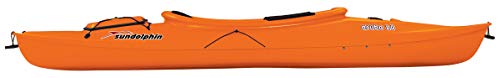 Sun Dolphin Aruba Sit-in Kayak with Paddle, Tangerine