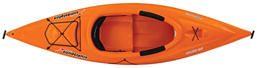 Sun Dolphin Aruba Sit-in Kayak with Paddle, Tangerine