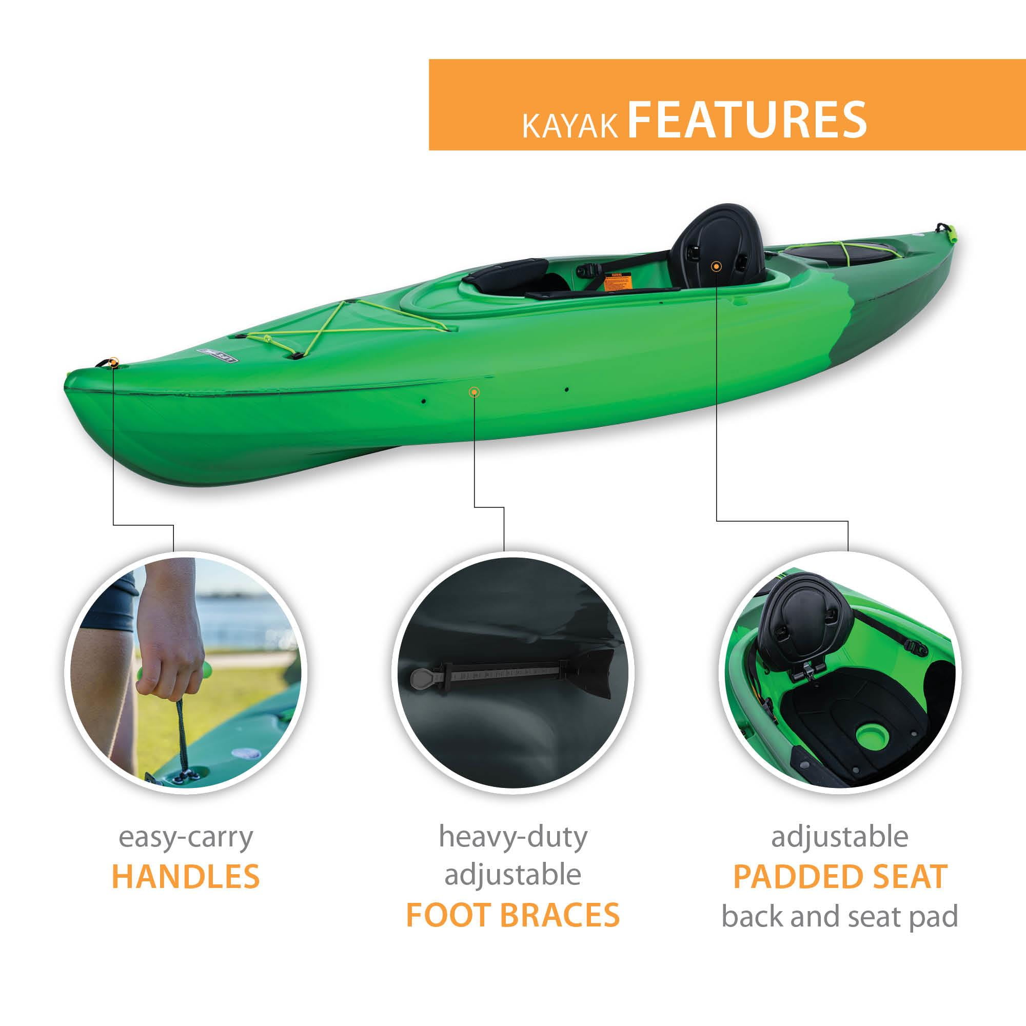 Lifetime Guster 10 ft. Emerald Fusion Sit-inside Kayak