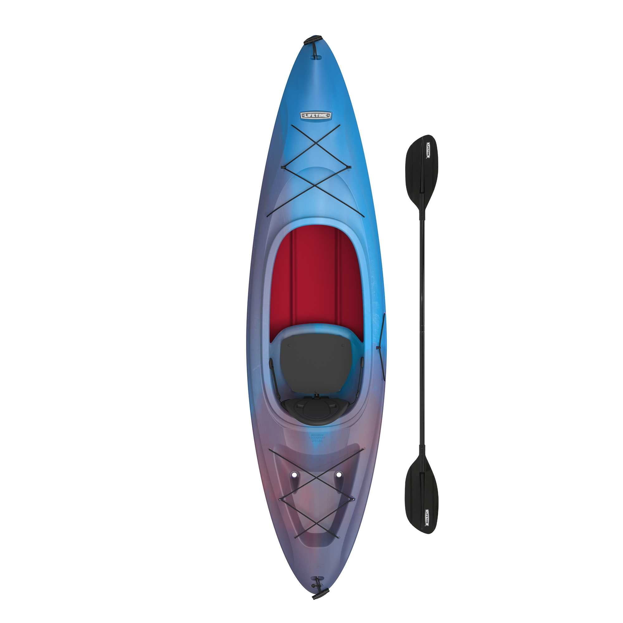 10 ft Lifetime Charger Sit-Inside Kayak, Galaxy Fusion
