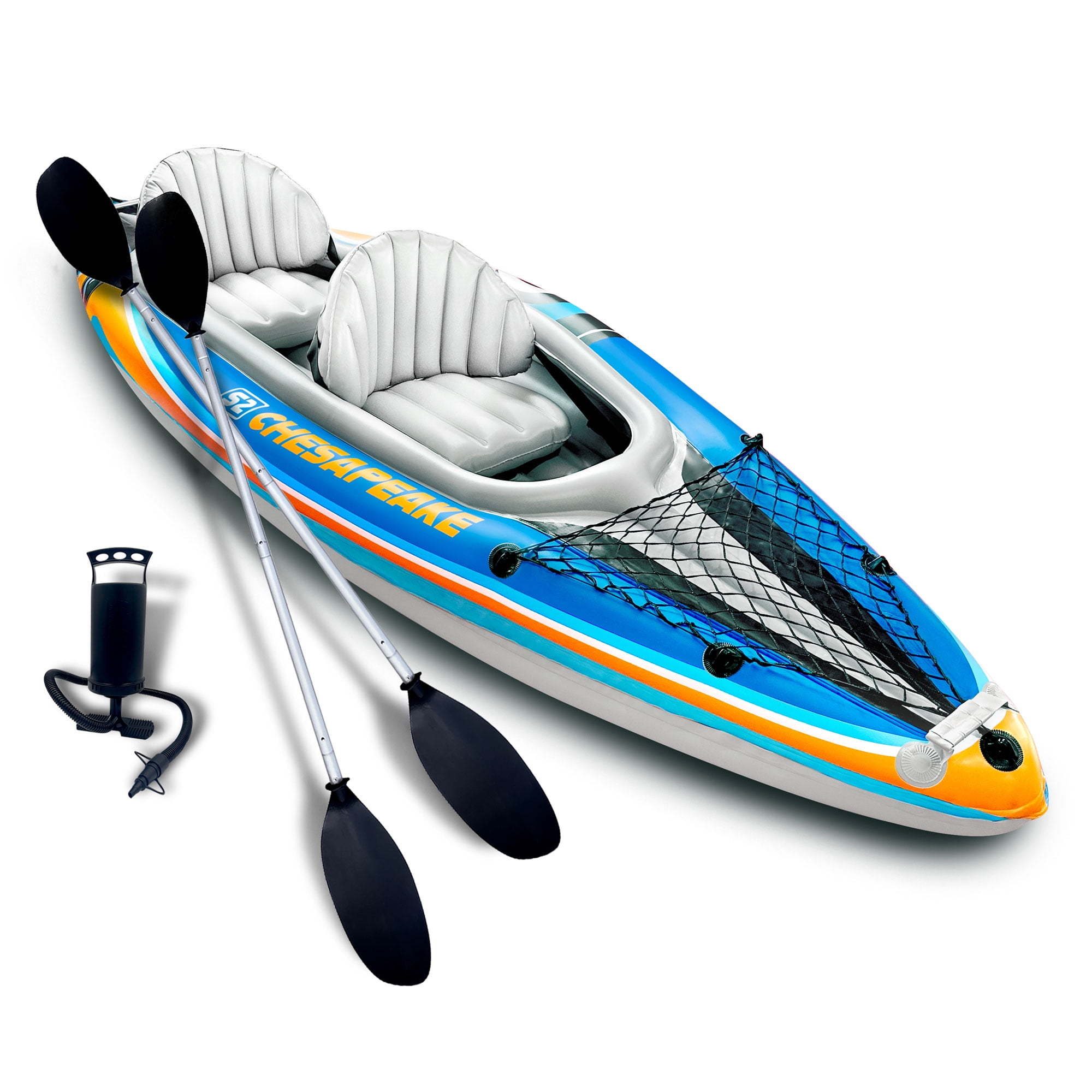 Sunlite Sports 2-Person Inflatable Kayak with Aluminum Oars