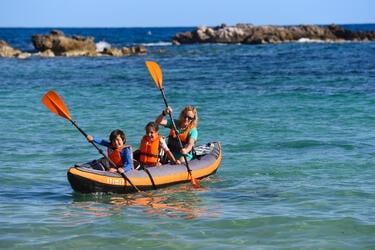 Decathlon Itiwit Inflatable Sit-On Kayak for 2-3 People