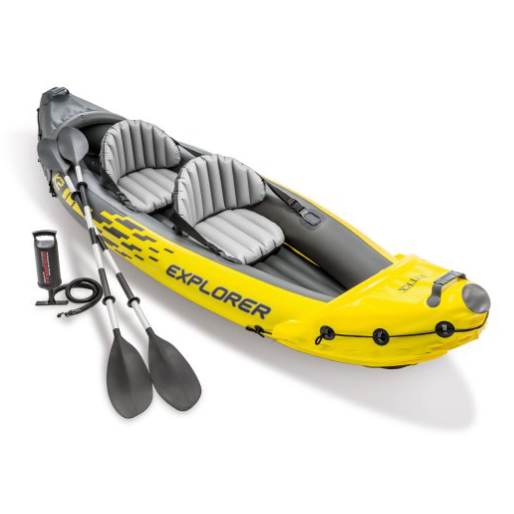 Intex Explorer K2 Kayak Set with Oars & Pump