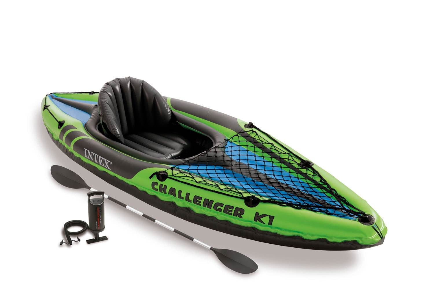 Intex Challenger K1 Inflatable Kayak with Oars & Pump
