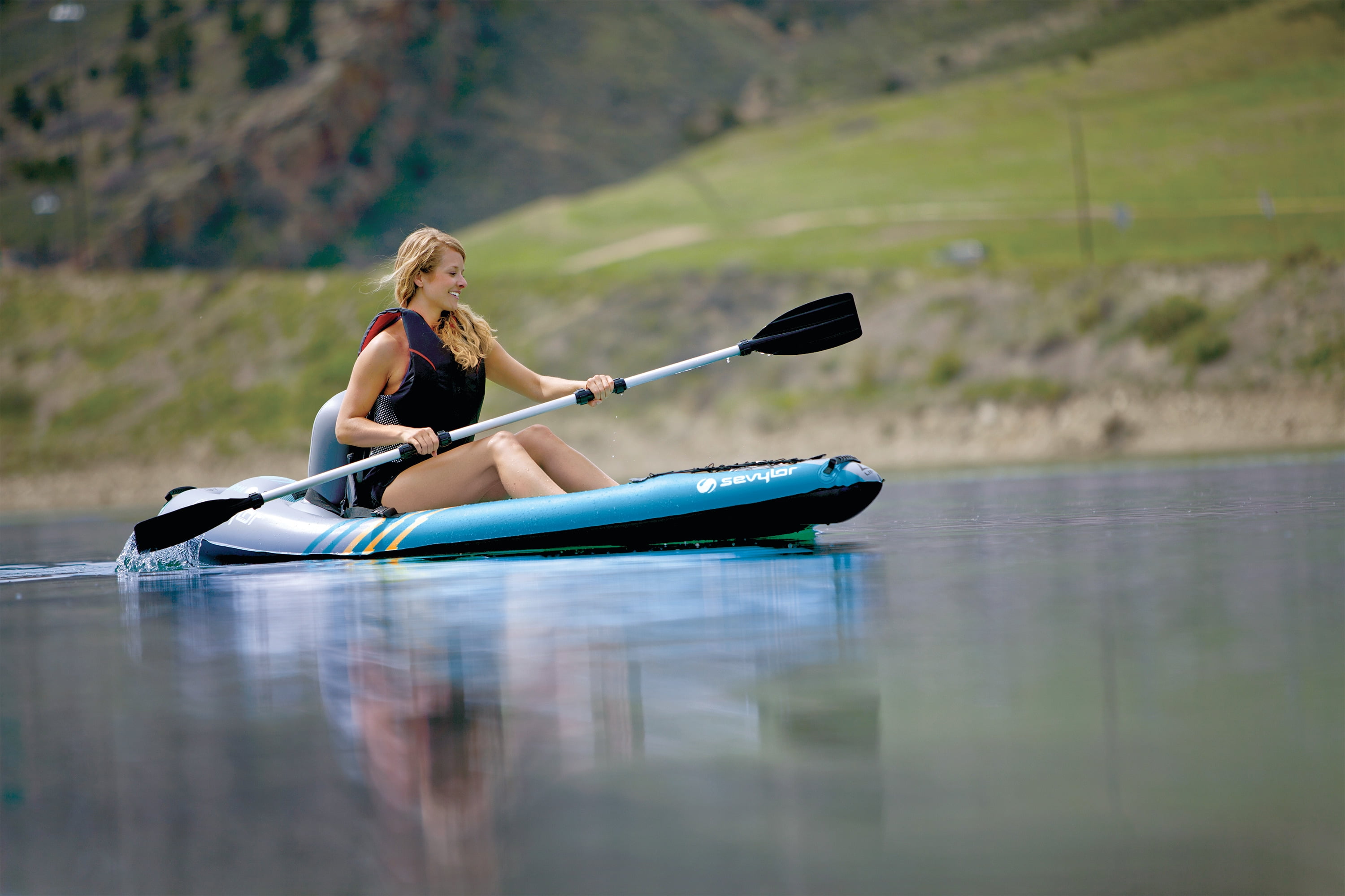 Sevylor Quikpak K1 Inflatable Kayak for One Person