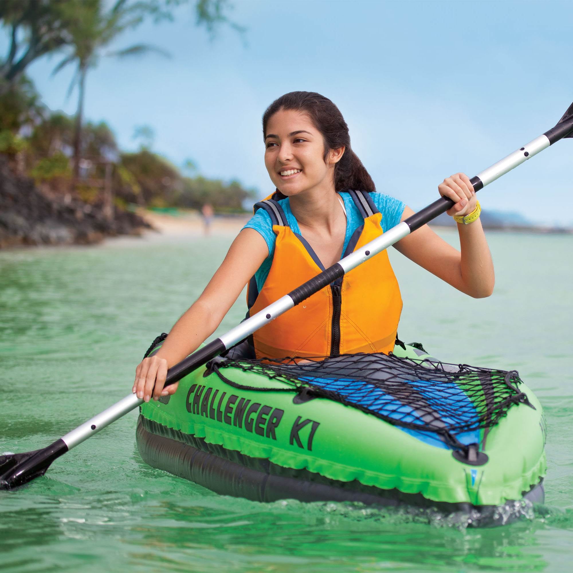 Intex Challenger K1 Inflatable Kayak with Oar