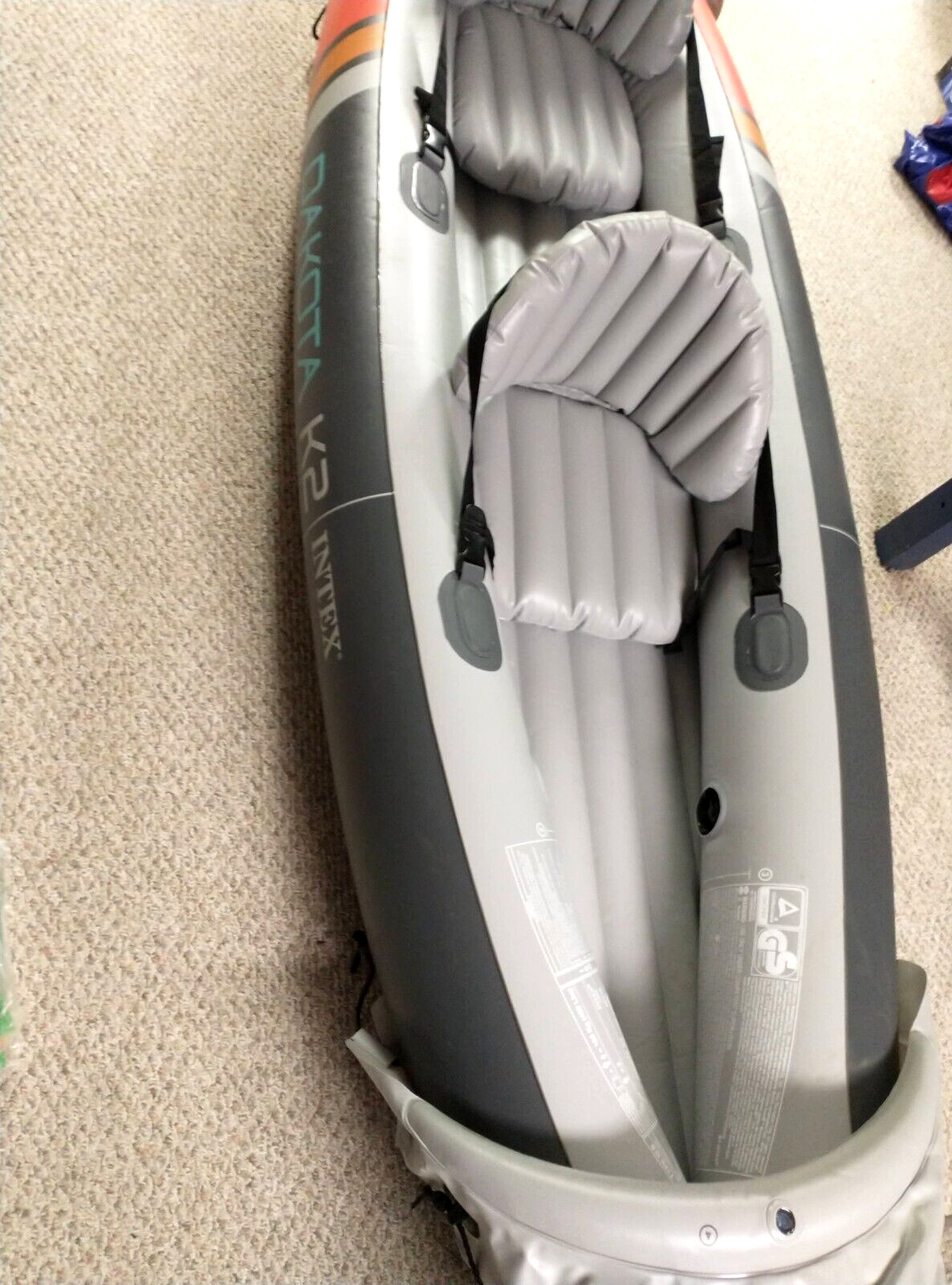 Intex Dakota K2 2-Person Inflatable Kayak with Oars