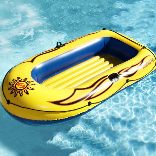 Solstice 3 Person Inflatable Raft with Oar Holders