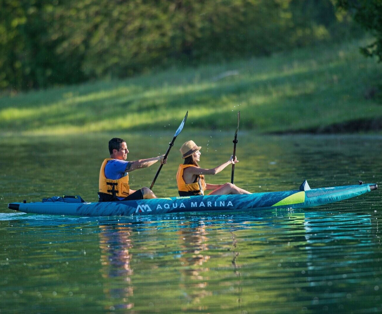2 Person Inflatable Kayak with Dry Bag