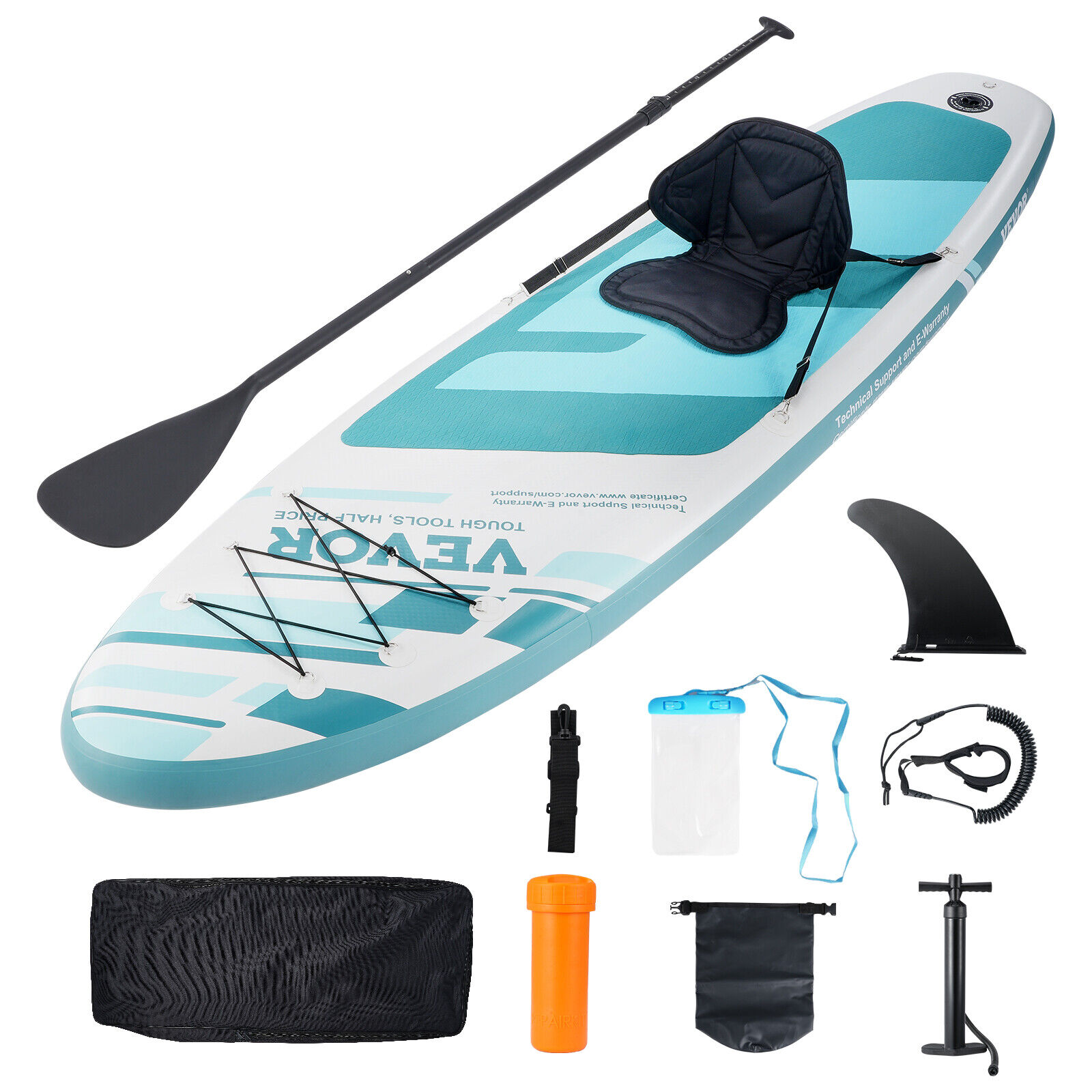 VEVOR Inflatable 10 ft Kayak Board with Seat