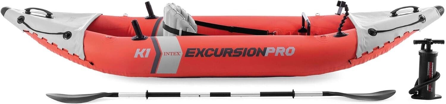 INTEX Excursion Pro Inflatable Kayak with Deluxe Oars