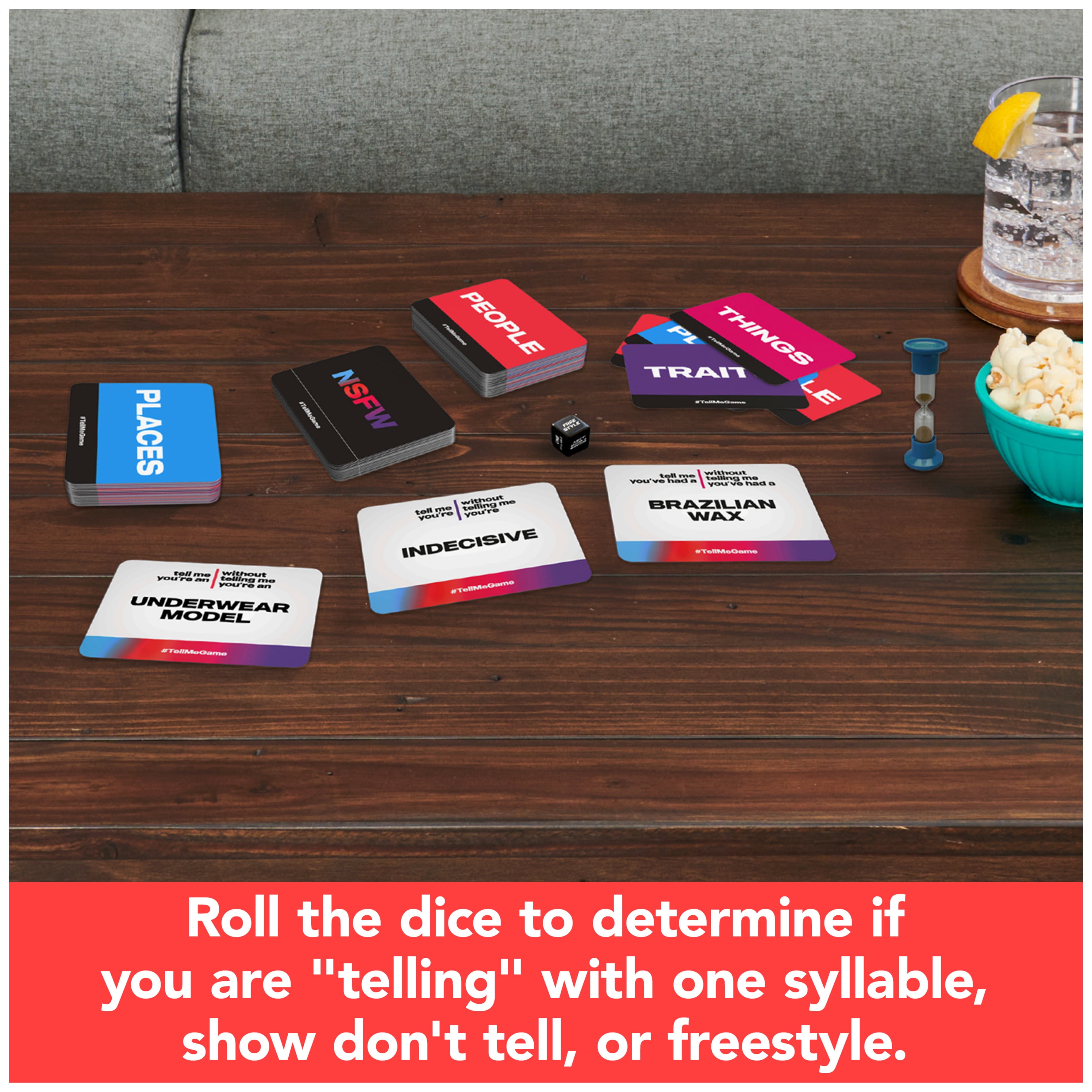 Adult Party Card Game "Tell Me Without Telling