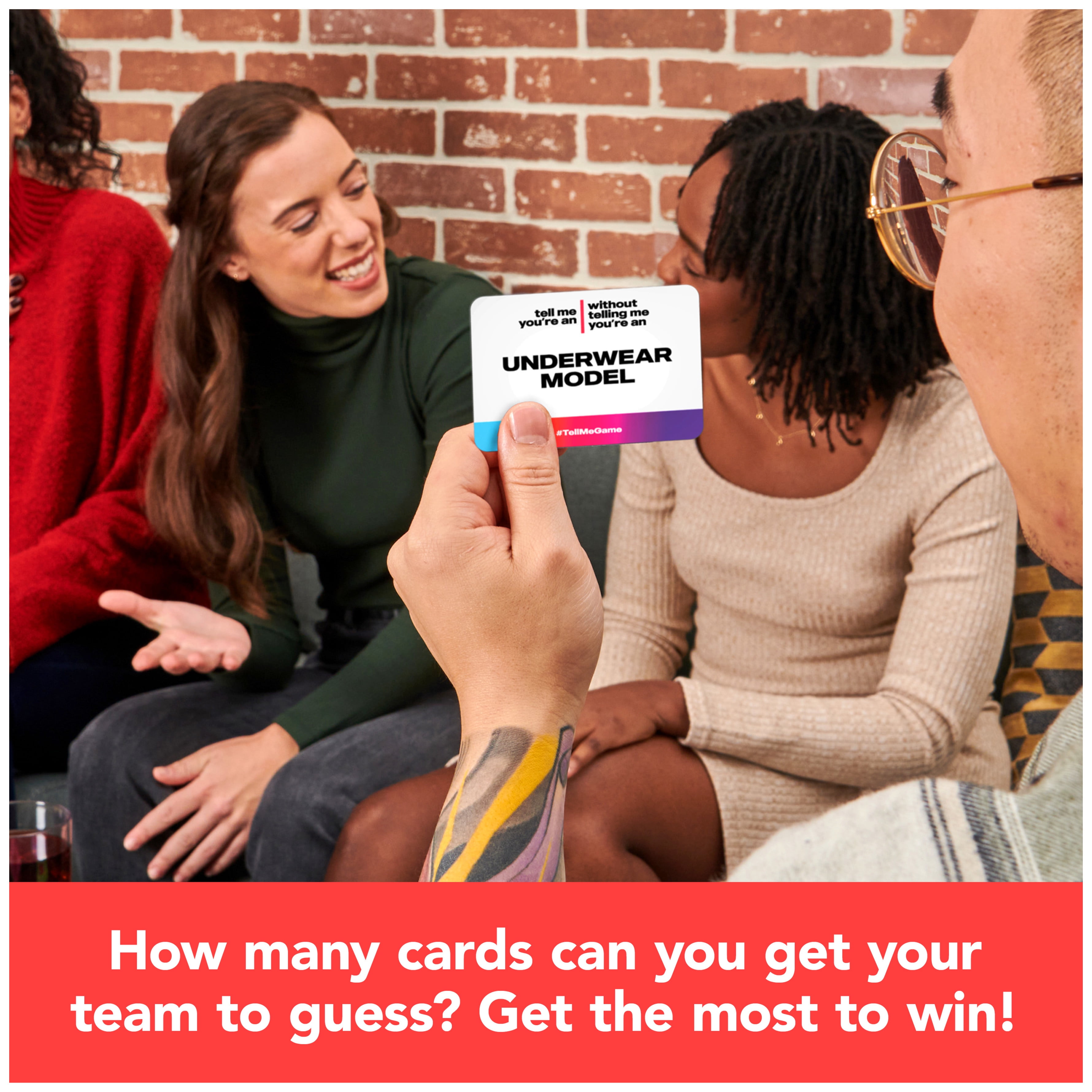 Adult Party Card Game "Tell Me Without Telling