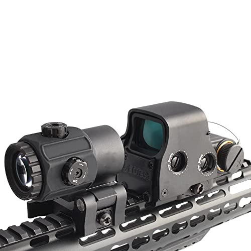 Red Green Dot Holographic Sight with Magnifier Upgrade