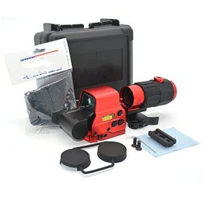 558 Green/Red Dot Sight + 5X Magnifier Combo