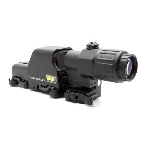 Red Green Dot Sight with G33 Magnifier Combo