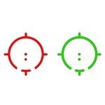 558 Green/Red Dot Holographic Sight with 3X Magnifier