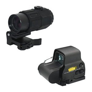 Green & Red Dot Reflex Scope with G45 Magnifier