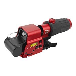 558 Green & Red Dot Holographic Sight with Magnifier