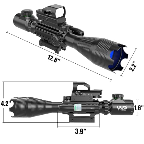 UUQ 4-16x50 Tactical Scope with Holographic Red Dot
