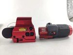 558 Green & Red Dot Holographic Sight with Magnifier