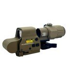 Green Red Dot Sight with 3X Magnifier Combo