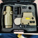 Green Red Dot Sight with 3X Magnifier Combo