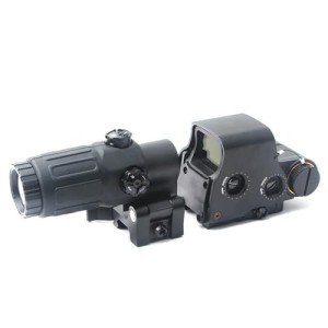558 Red/Green Dot Holographic Sight with Magnifier
