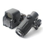 558 Red/Green Dot Holographic Sight with Magnifier