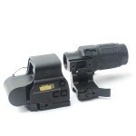 558 Red/Green Dot Holographic Sight with Magnifier