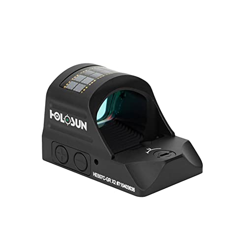 Holosun HE507C-GR-X2 Green Open Reflex Sight with Solar