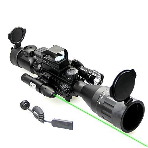 THEA 4-16x50 Rifle Scope with Red Dot Sight