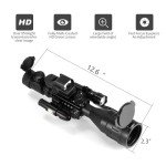 THEA 4-16x50 Rifle Scope with Red Dot Sight