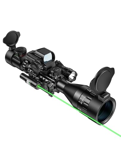 MidTen 4-16x50 AO Rifle Scope with Holographic Sights