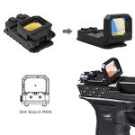 Mini Flip-Up Red Dot Holographic Sight for Glock