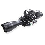 Tactical Red/Green Holographic Rifle Scope Combo