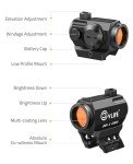 CVLIFE EagleFeather Reticle Red Dot Sight - 2 MOA
