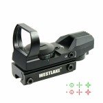 Tactical Red Green Dot Holographic Sight with 4 Reticles