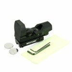 Tactical Red Green Dot Holographic Sight with 4 Reticles