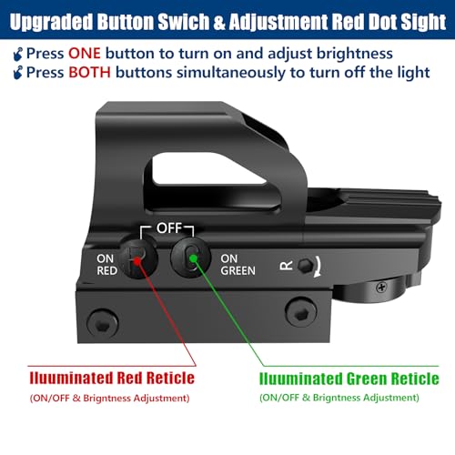 UUQ 4-16x50 Tactical Scope with Holographic Red Dot