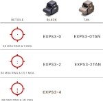 EO Tech EXPS3-4 Red Dot Sight Bundle