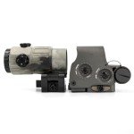 Red Green Dot Sight with 5X Magnifier Combo
