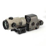 Red Green Dot Sight with 5X Magnifier Combo