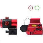 Red Green Dot Reflex Sight with G43X Magnifier Combo