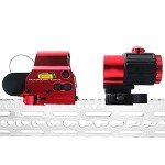 Red Green Dot Reflex Sight with G43X Magnifier Combo